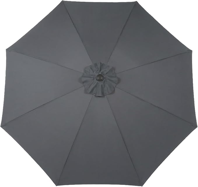 BPS Patio Umbrella Replacement Canopy for 10 ft 8 Ribs Table Umbrella, Outdoor Umbrella Replacement for Market Parasol, Canopy Only