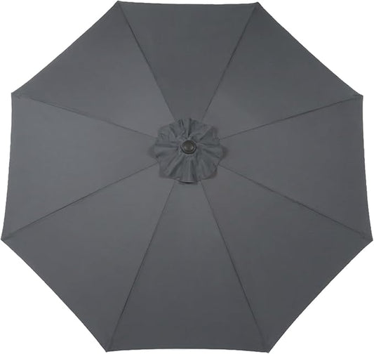 BPS Patio Umbrella Replacement Canopy for 10 ft 8 Ribs Table Umbrella, Outdoor Umbrella Replacement for Market Parasol, Canopy Only