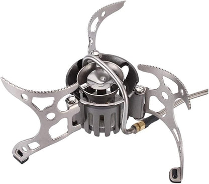 Camping Stove Portable Folding Stainless Steel Charcoal Barbecue Grill Camp Firepit Outdoor Camping Wood Burning Stove