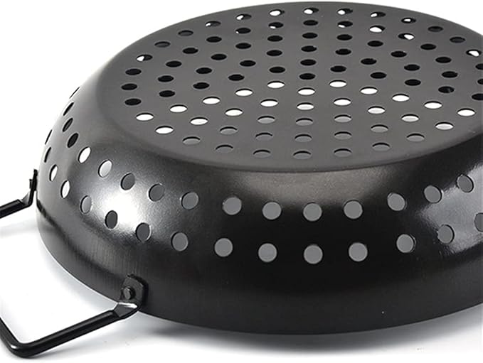 BBQ Grill Outdoor Non-stick Charcoal Grill Plate Stainless Steel Barbecue Tray Grills Portable Charcoal Stove for Outdoor Camping Bbq Accessories (Size : 29.7x22.7x5.2cm)