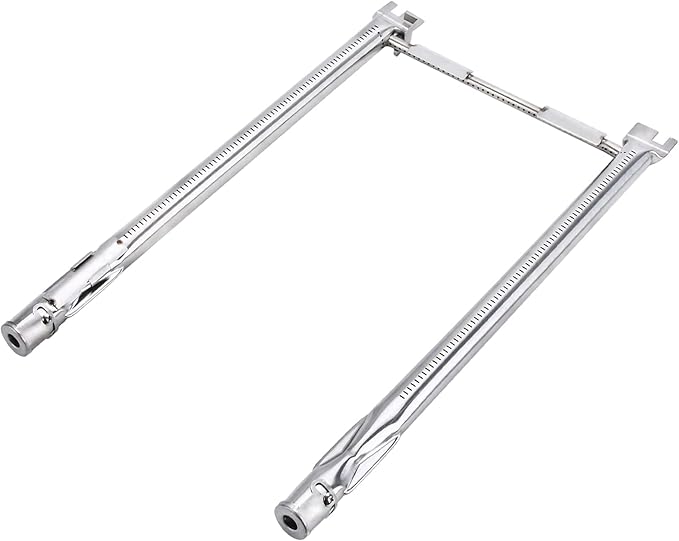 Gassaf 18 inch Burner Tube Set Replace for Weber 69785, Weber Spirit 200, Spirit E210 S210 E220 S220 Series Gas Grills with Up Front Controls(2013 Model Years and Newer),Stainless Steel durable Burner