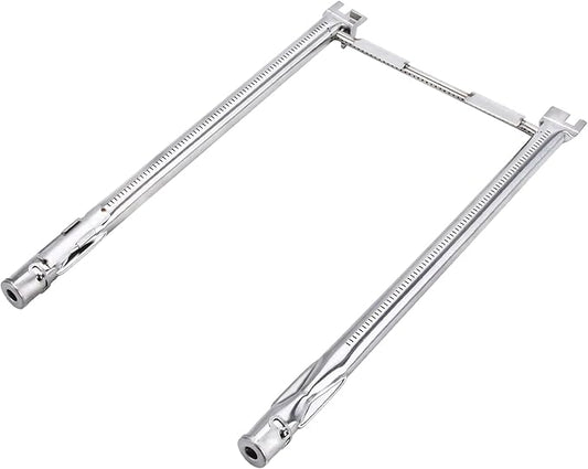 Gassaf 18 inch Burner Tube Set Replace for Weber 69785, Weber Spirit 200, Spirit E210 S210 E220 S220 Series Gas Grills with Up Front Controls(2013 Model Years and Newer),Stainless Steel durable Burner