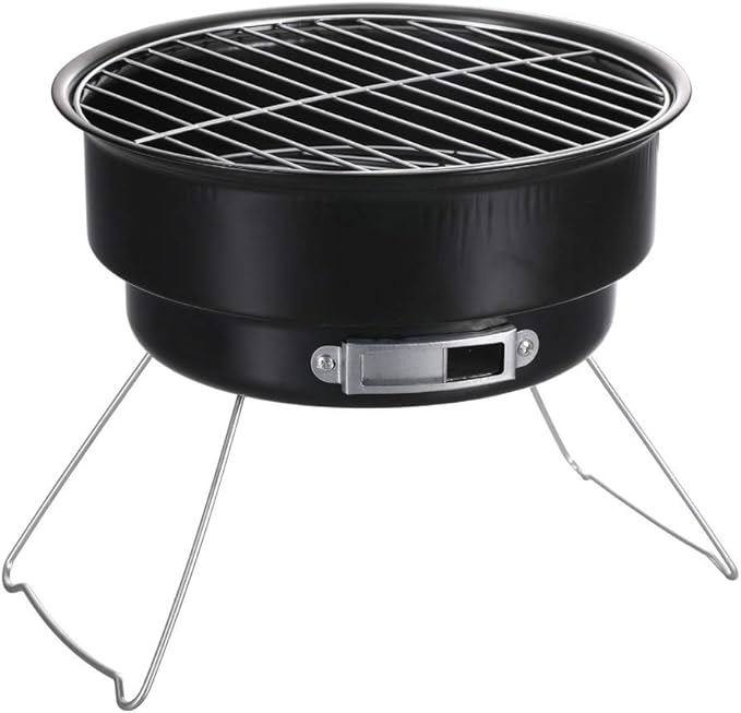 BBQ Grill Outdoor Portable Charcoal Oven Folding Lightweight Barbecue Grill Small Tool for Outdoor Camping Cooking Picnics Hiking Backyard