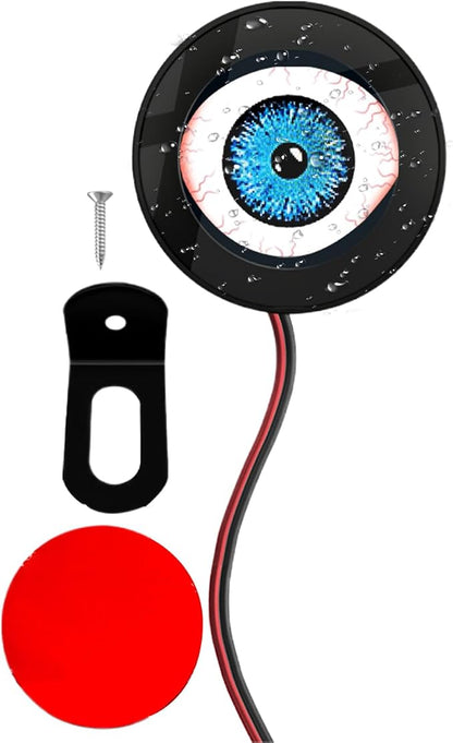 Car Eye Lights Motorcycle Multi-Mode Dynamic Grille Modification | Eyes Glowing Lights for Men Bicycle Truck Decoration Halloween Christmas Vehicle Sedan Suv