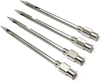 4pcs Injector Needle for Barbecue, Stainless Steel Marinade Turkey BBQ Meat Injector Needle Kitchen Accessories Party Home Supplies