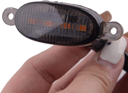 4Pcs 12LED Front Grille Lights Amber Fit For Dodge for Ram 1500 Plastic Car Accessories practical