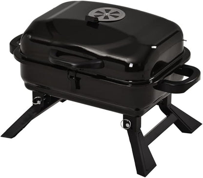 Camping Barbecue Grill Portable BBQ Grill with Folding Legs and BBQ Tabletop Stainless Steel Charcoal BBQ Grill for Outdoor Cooking Barbecue Charcoal Grill