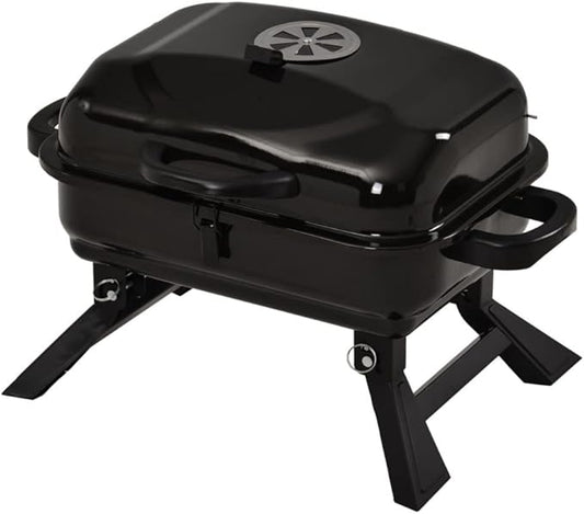 Camping Barbecue Grill Portable BBQ Grill with Folding Legs and BBQ Tabletop Stainless Steel Charcoal BBQ Grill for Outdoor Cooking Barbecue Charcoal Grill