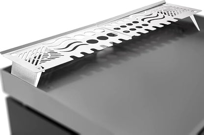 Utheer Warming Rack for Blackstone 36 Inch with/Without Hood Griddle Series, Griddle Warming Rack for Blackstone Airfryer/Rangetop 1923 1825 1554 1984, Stainless Steel Blackstone Griddle Warming Rack