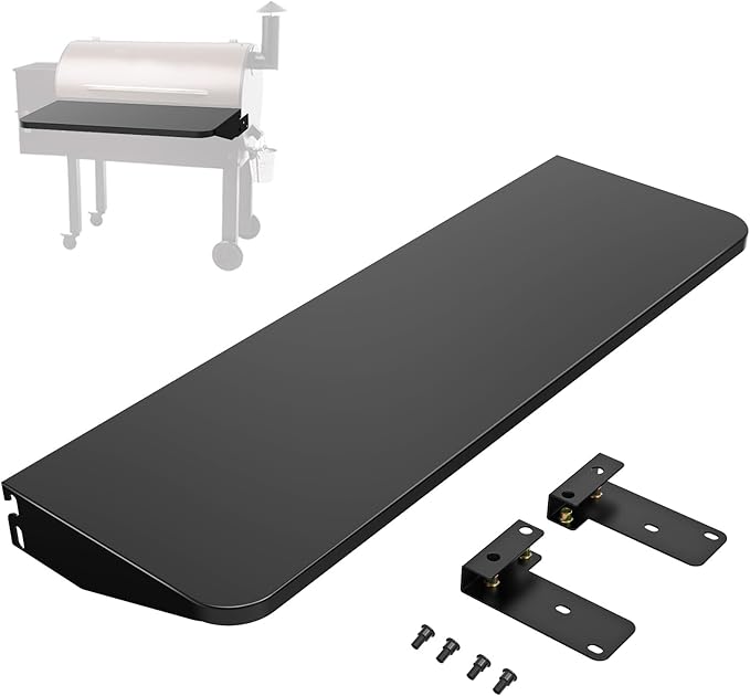 Linone Folding Front Shelf for Traeger Pro 34 Series, Texas Elite 34, Century 885 and Eastwood 34 Series Wood Pellet Grills, Replacement for BAC363 Folding Shelf, 37" L x 12" W