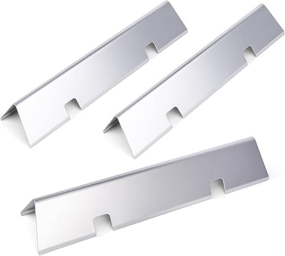 Uniflasy 7635 15.3 inch Flavorizer Bars for Weber Spirit I&II 200 Series, Spirit E210 S210 E220 S220 Gas Grills with Front Control Knobs, Weber GS4 Grill Parts, 16GA Stainless Steel Grill Heat Plates
