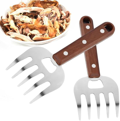 ARFUKA Meat Shredder Claws Pulled Pork Claws for Meat Shredding Chicken Shredder Tool Barbecue Accessories Gift for Men Pack of 2