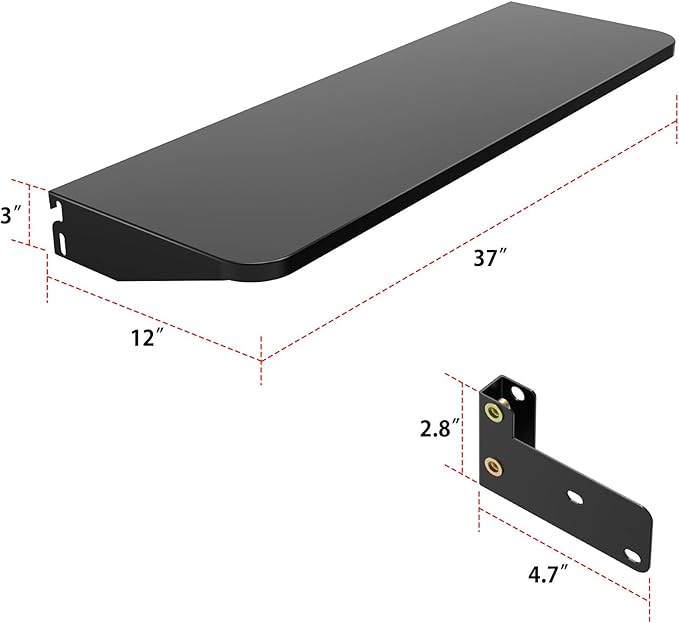 Linone Folding Front Shelf for Traeger Pro 34 Series, Texas Elite 34, Century 885 and Eastwood 34 Series Wood Pellet Grills, Replacement for BAC363 Folding Shelf, 37" L x 12" W