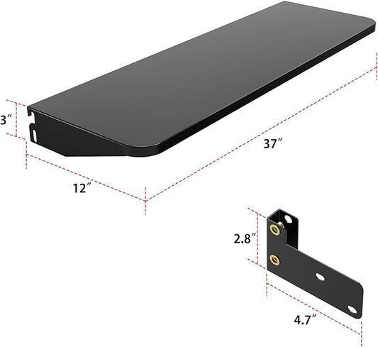 Linone Folding Front Shelf for Traeger Pro 34 Series, Texas Elite 34, Century 885 and Eastwood 34 Series Wood Pellet Grills, Replacement for BAC363 Folding Shelf, 37" L x 12" W