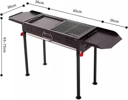 Camping Grill Multi Functional Home Barbecue Stove Outdoor Camping Portable Folding Barbecue Rack Barbecue Charcoal Grill