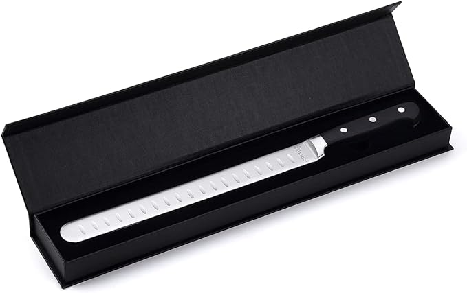 Brisket Slicing Knife - Ultra Sharp Premium 11-inch Stainless Steel Carving Knife for Slicing Roasts, Meats, Fruits and Vegetables