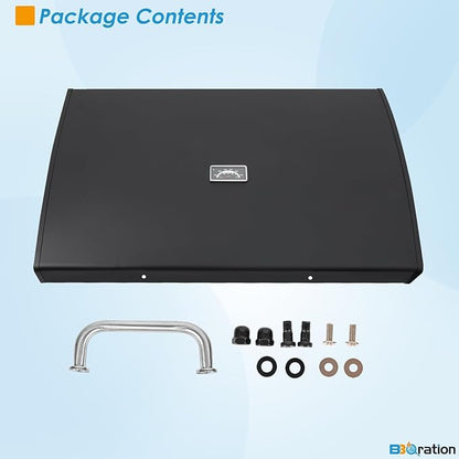 Upgrade Hinged Lid for Blackstone 1517 28 Inch Omnivore Griddle (2024 Model), 5857 Griddle Hood Flat Top Lid for Blackstone 28" 2206 2269 Grill Hood