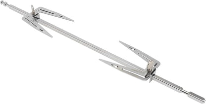 Alipis Stainless Steel Air Fryer Forks Set 13.38In Roast Chicken Forks for Rotisserie Rod Adjustable Grill Forks for Home Barbecue Oven and Outdoor Cooking