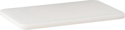 Winco Heavy-Duty Plastic Cutting Board, 6" x 10" x 1/2", White