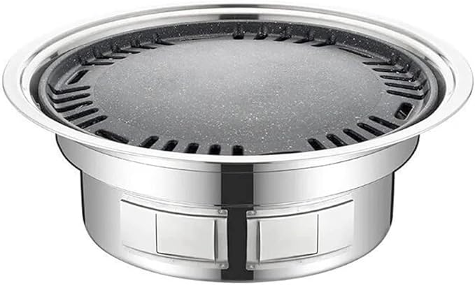 Bbq Grill Charcoal Grill Charcoal Stove Outdoor BBQ Grill Portable Camping Charcoal Grill Stainless Steel Reusable Grill For Terrace Indoor Outside Barbecue Grill Charcoal Griddle (Size : 40x13.5cm)