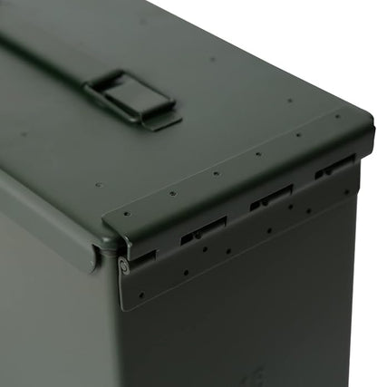 Aolamegs 50 Cal Ammo Can – Locking Hardware Kit and Stainless Steel Padlock，Ammo Box Military & Army M2A1