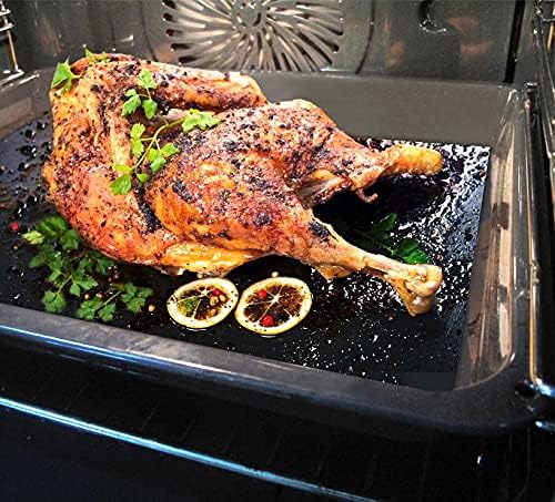 G & F Products 100% Non-Stick BBQ Grill Mat, 5 Pieces, Temperature Resistant -100F to +500F, Reusable and Dishwasher Safe