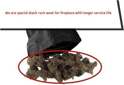 High Temperature Resistance Rock Wool Gas Logs- 6 oz Bag