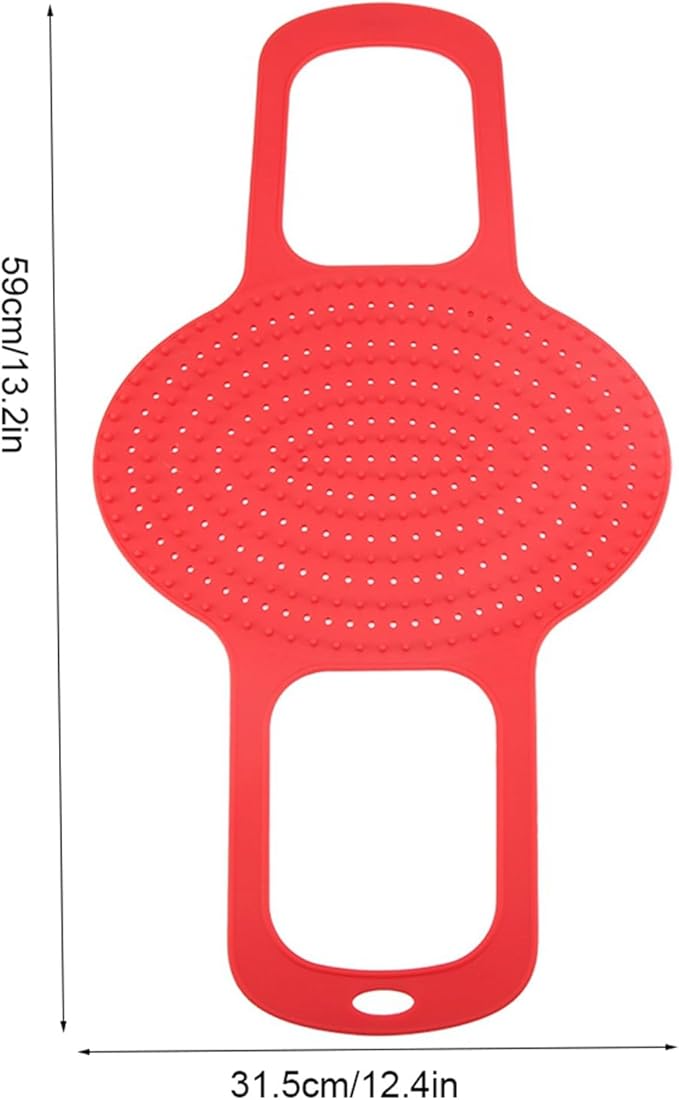 Silicone Turkey Lifter, Heat Resistant Chicken Turkey Meat Lifter Mat, Non Stick Lifter Turkey Silicone Mat, Reusable Poultry Cooking Mat for Roasting Pans, Roasts, 23.2 x 12.4in