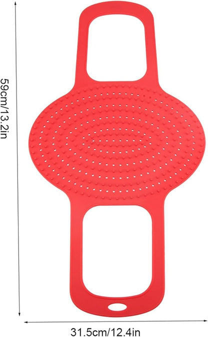 Silicone Turkey Lifter, Heat Resistant Chicken Turkey Meat Lifter Mat, Non Stick Lifter Turkey Silicone Mat, Reusable Poultry Cooking Mat for Roasting Pans, Roasts, 23.2 x 12.4in