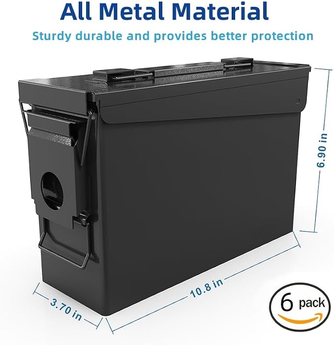 HARDROCK Metal Ammo Can, Ammo Box