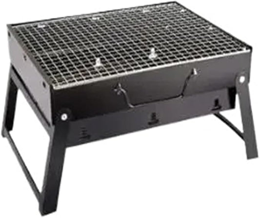Portable Barbeque Home Charcoal Grill Thickened Folding Oven Outdoor Tool Set Furnace(A(35x27x20cm))