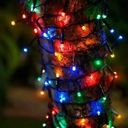 kemooie 500 LED Christmas Lights, 164FT 8 Lighting Modes with Memory Plug in Waterproof Christmas Lights Outdoor, for Birthday Christmas Tree Party Garden Balcony Decorations (Multicolored)