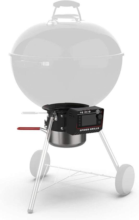 Spider Grills Venom Fan-Powered Temperature Controller with Wi-Fi and App Control for Weber Kettle Grills