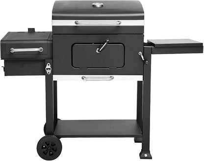 Endark Outdoor Charcoal Grill with Offset Smoker and Temperature Control, Featuring a Single-Sided Side Table—Perfect for Backyard Camping, Picnics, Patio Gatherings, and Parties