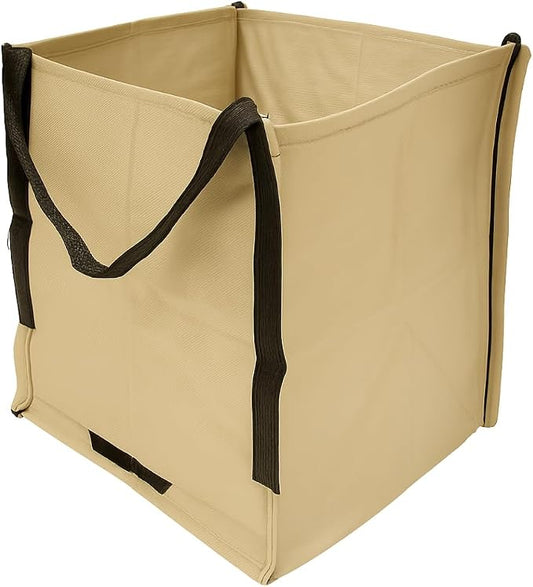 DURASACK Heavy Duty Storage Tote Bag 22-Gallon, Khaki | Rugged Woven Polypropylene Moving Bag, Reusable Self-Standing Design, Holds up to 500 Pounds