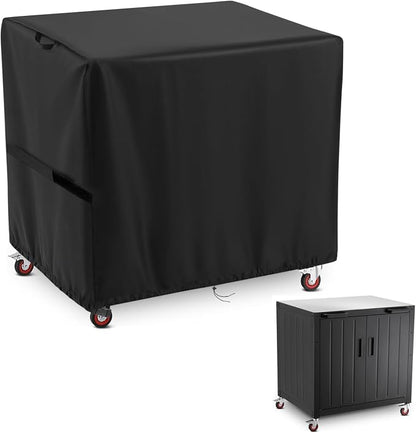 Grill Cart Cover for Feasto Storage Cart, 36 x 26 x 36 in | Waterproof outdoor cover for bar carts and patio/dining/kitchen carts, fits Feasto grill cart with storage cabinet