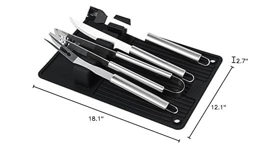 Ozeri BBQ and Grill Utensil Holder Mat
