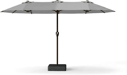 15FT Large Patio Umbrella with Base Included
