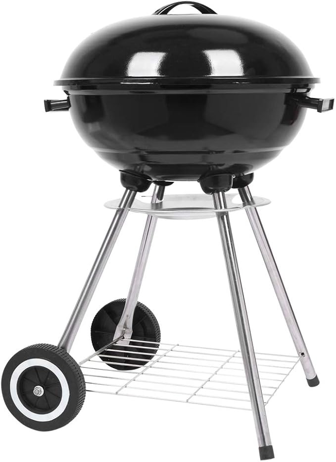 ROVSUN 18 inch BBQ Charcoal Grill, Outdoor Portable Kettle Barbecue Grill with Stand, Heat Control,Camping Patio Backyard Picnic