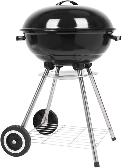 ROVSUN 18 inch BBQ Charcoal Grill, Outdoor Portable Kettle Barbecue Grill with Stand, Heat Control,Camping Patio Backyard Picnic