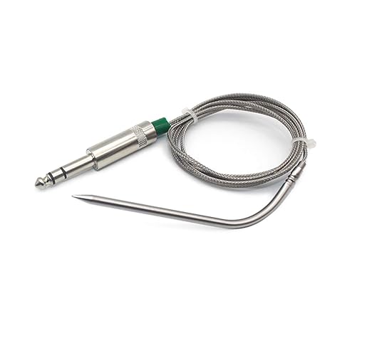 Replacement Parts High Temperature Meat Temperature Probe Fit for Green Mountain Grill/GMG Pellet Grills, Compatible with Jim Bowie Choice, Daniel Boone Choice & Davy Crockett Grills