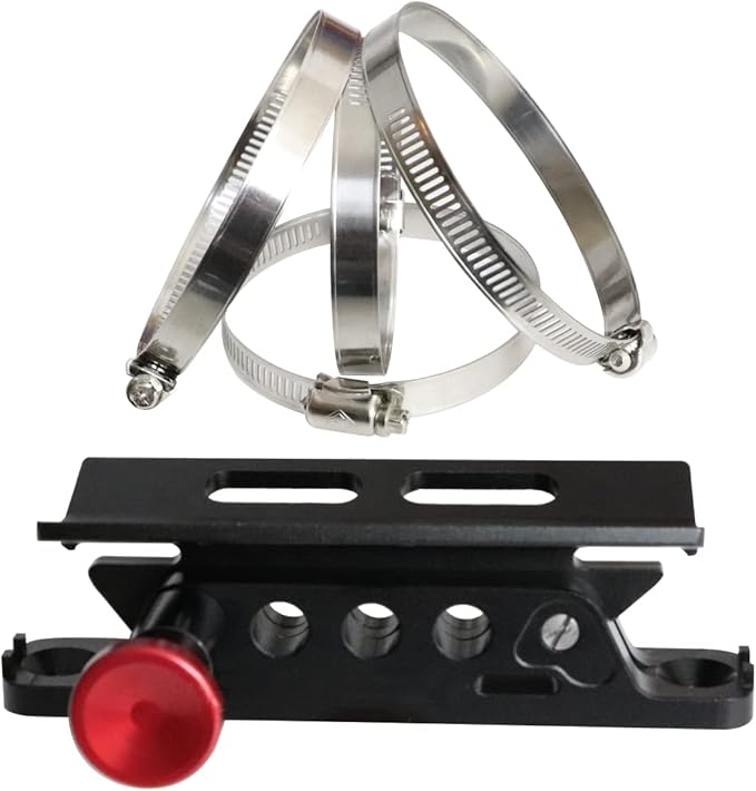 AUFER Universal Quick Release Roll Bar Fire Extinguisher Mount Holder Compatible with for Jeep Wrangler Gladiator Ford Bronco UTV Polaris RZR Can Am ATV,Aluminum
