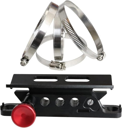 AUFER Universal Quick Release Roll Bar Fire Extinguisher Mount Holder Compatible with for Jeep Wrangler Gladiator Ford Bronco UTV Polaris RZR Can Am ATV,Aluminum