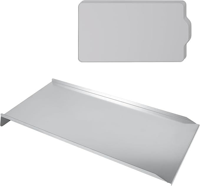 DELSbbq BAC780 Drip Pan for Traeger Pro 780 Series Smoker Grills, BAC780 Heat Baffle Diffuser for Traeger 780 Pro Grill Assossories, Grease Drip Tray for Traeger Grill Accessory