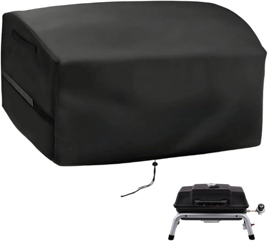Mini Tabletop Gas Grill Cover for Charbroil 1-Burner Portable Grill Outdoor | 25x25x14,Waterproof Dustproof Heavy Duty Oxford Fabric,for Char-Broil 1-Burner Portable Propane Gas Grill 17402049