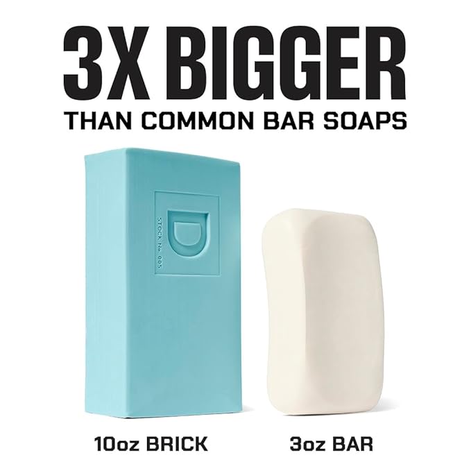 Duke Cannon Ultimate Freshness Soap 3-Pack Midnight Swim, Superior, & Naval Diplomacy - 10 oz Bars with Aquatic, Fresh Water, & Oceanic Scents - Triple Milled, American-Made
