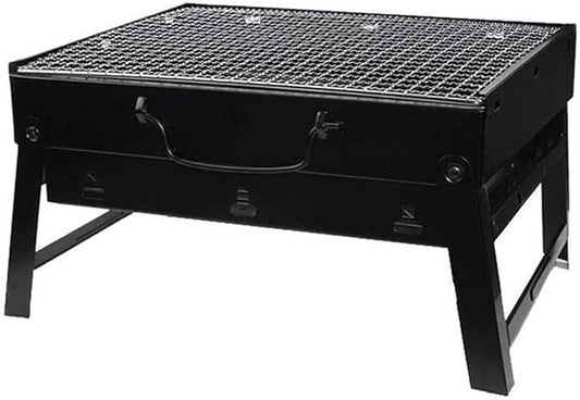 Portable Charcoal Grill for Camping BBQ, Outdoor Barbecue Grill Rack, Stainless Steel Charcoal Grills BBQ for Family Picnic, Camping Grill for 2-3 People,A-1