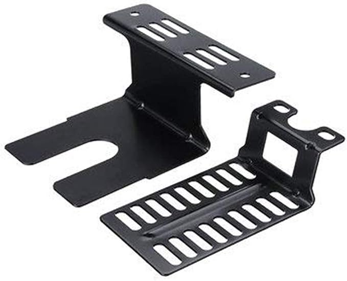 Motor Bracket, 2PCS Stainless Steel Barbecue Grill Use Tool, High Hardness Safe Outdoor Camping Rotisserie Support Plate BBQ Accessories, Easy Install