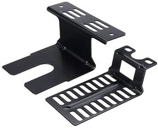 Motor Bracket, 2PCS Stainless Steel Barbecue Grill Use Tool, High Hardness Safe Outdoor Camping Rotisserie Support Plate BBQ Accessories, Easy Install