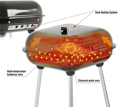 18" Hamburg Charcoal Grill